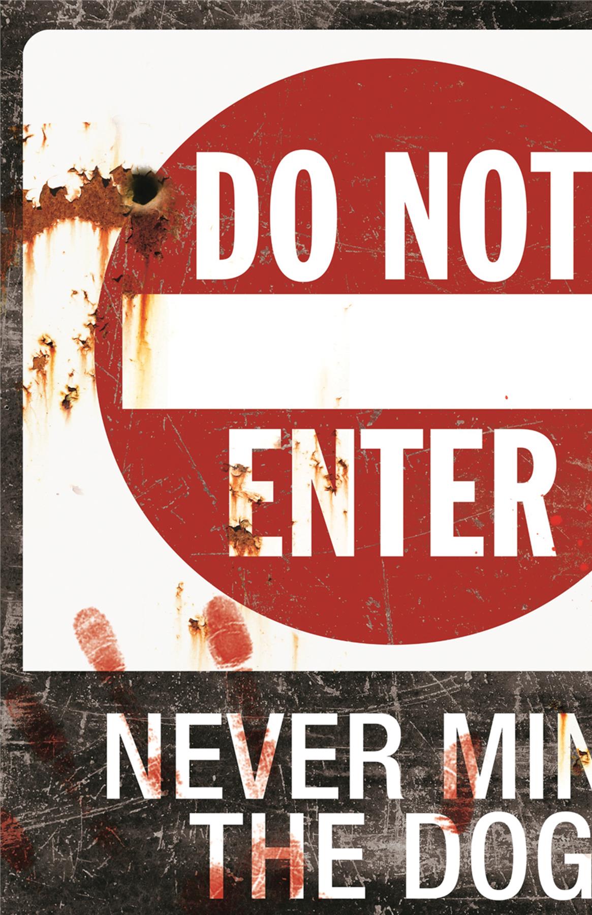 Metal Sign Do Not Enter Halloween Prop