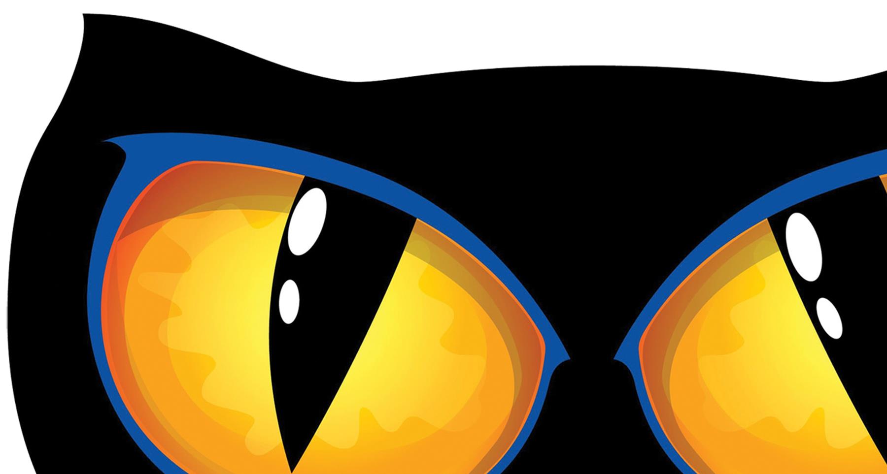 Animated Light Up Cat Eyes Halloween Prop