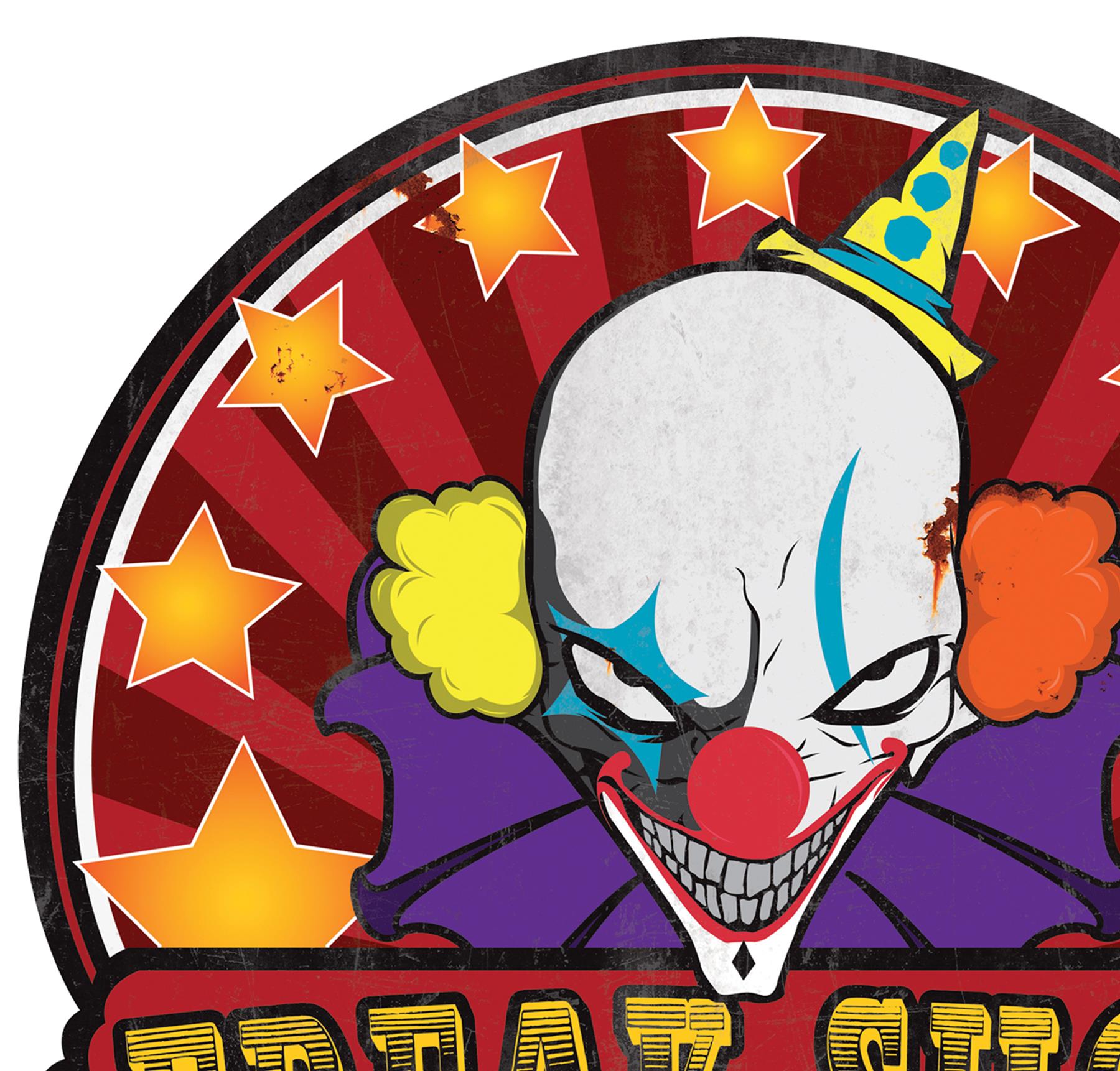 Freak Show Metal Sign Halloween Prop