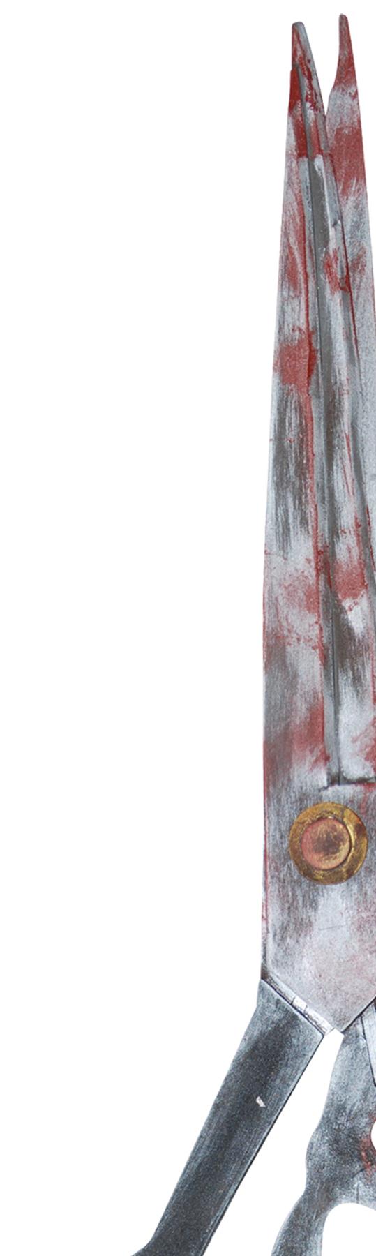Bloody Scissors 32in Halloween Prop