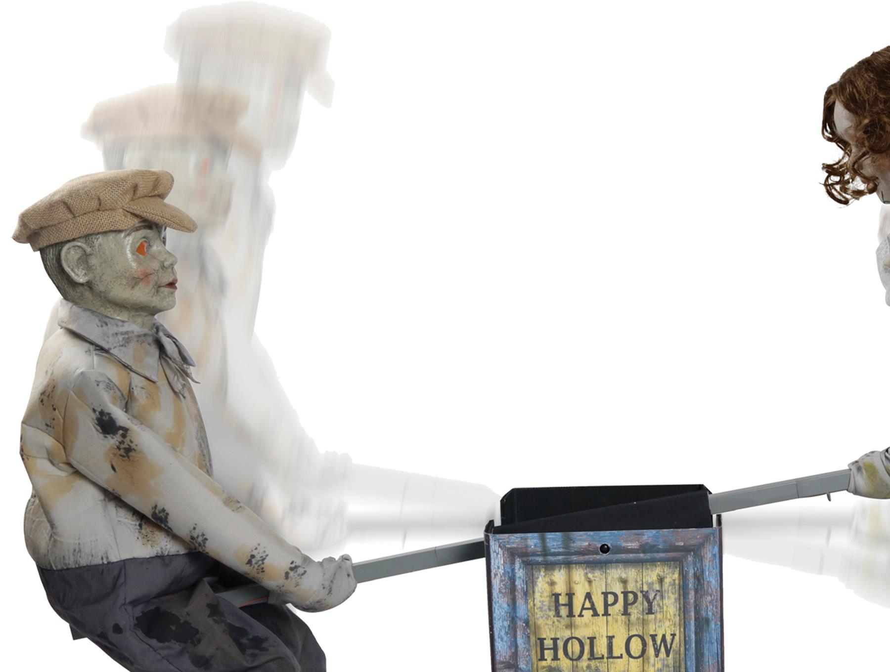 See Saw Dolls Playground Animated Halloween Prop