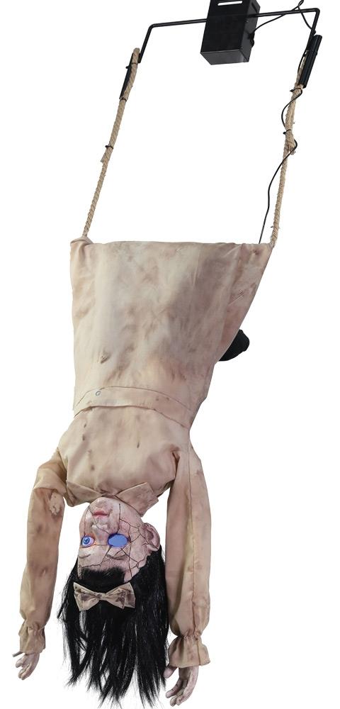 Swinging Head First Doll Animated Halloween Prop