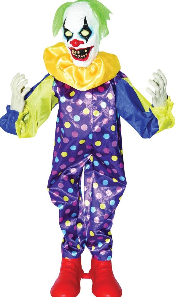 Animated Clown 36in Halloween Prop