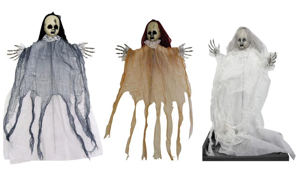 Doll Yard Stakes Halloween Props Set of 3