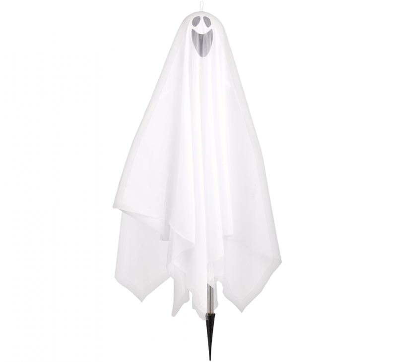 Large Fabric Ghost Stake Halloween Prop