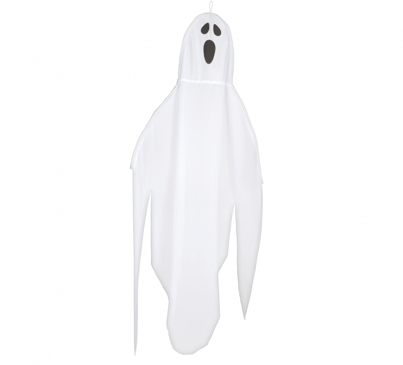 Life Size Fabric Ghost Hanging Halloween Prop
