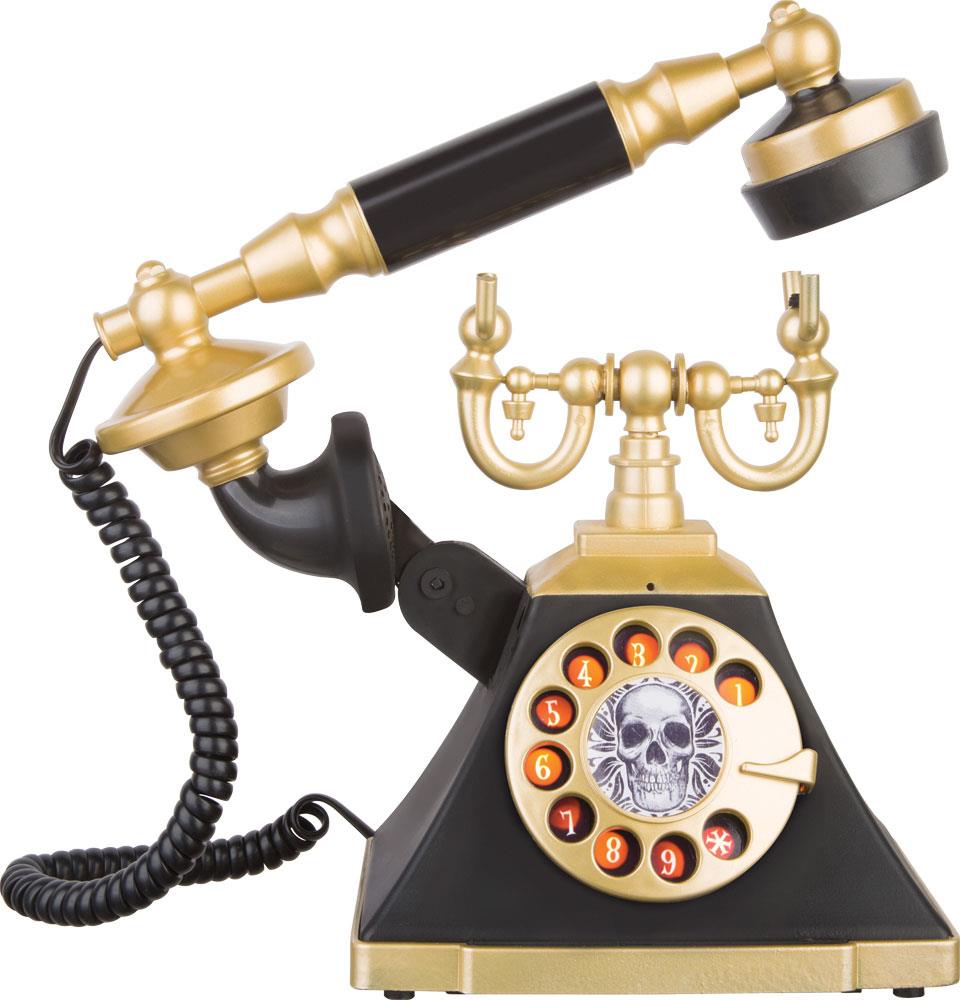 Telephone Lifting Spooky Handle Animated Halloween Prop