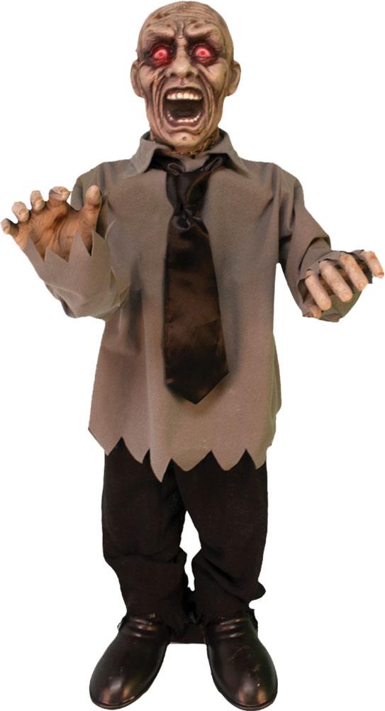 Twisting Zombie Animated Halloween Prop