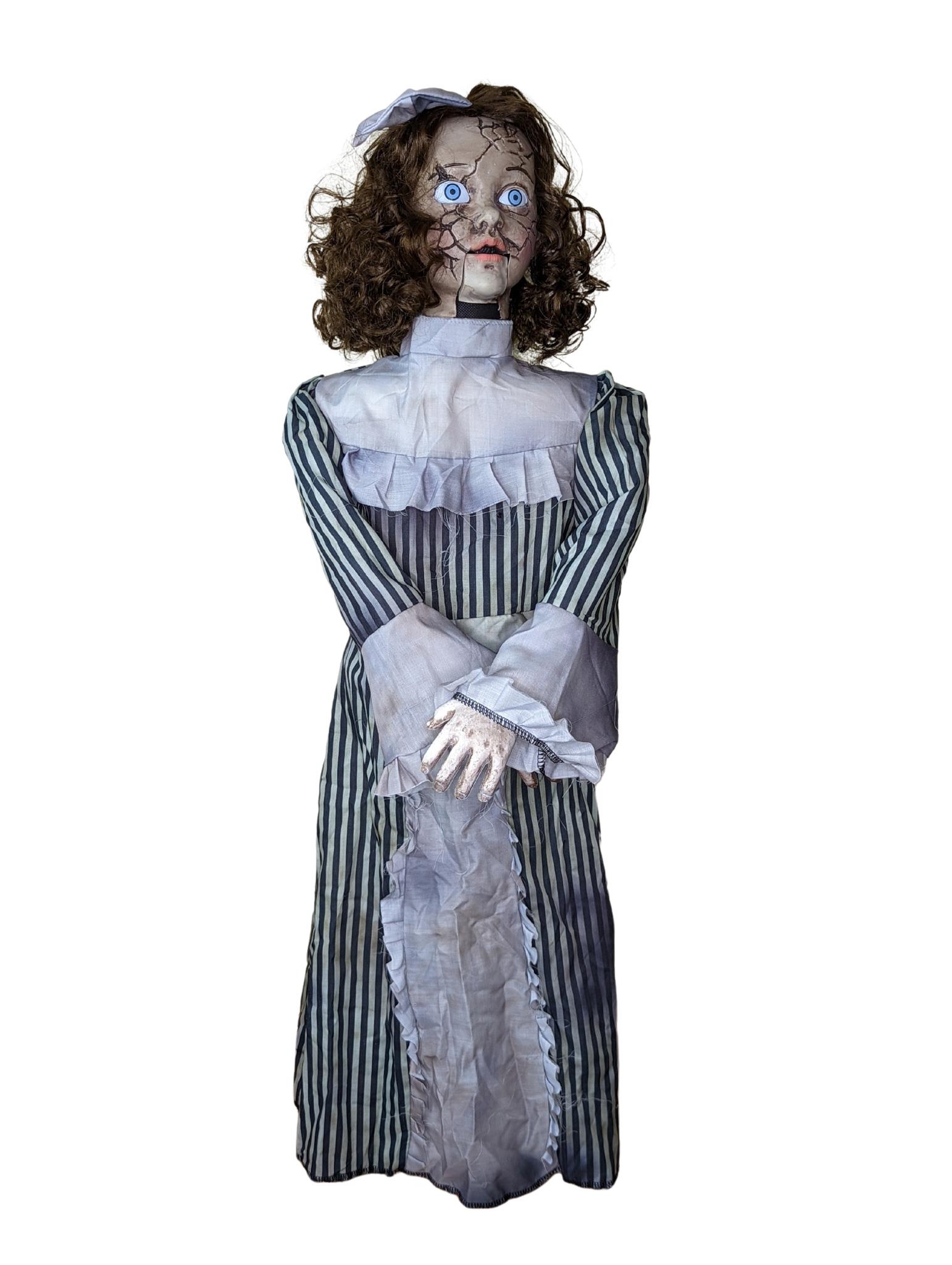 Vintage Doll Animated Halloween Prop