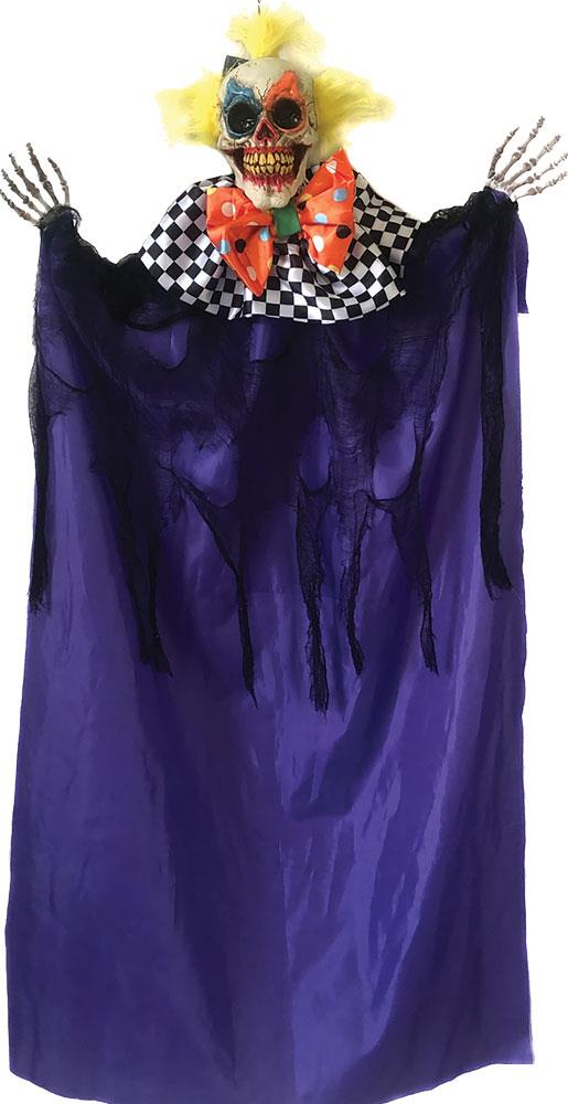 Hanging Clown 35in Halloween Prop