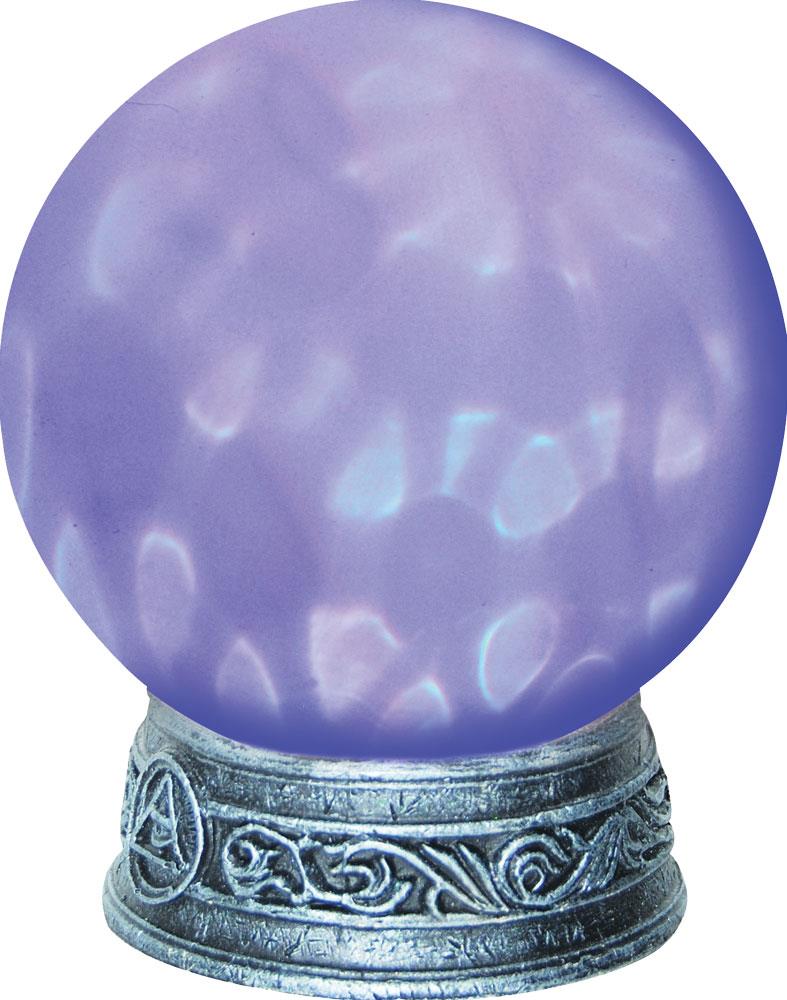 Magic Divination Crystal Ball Light Up Halloween Prop