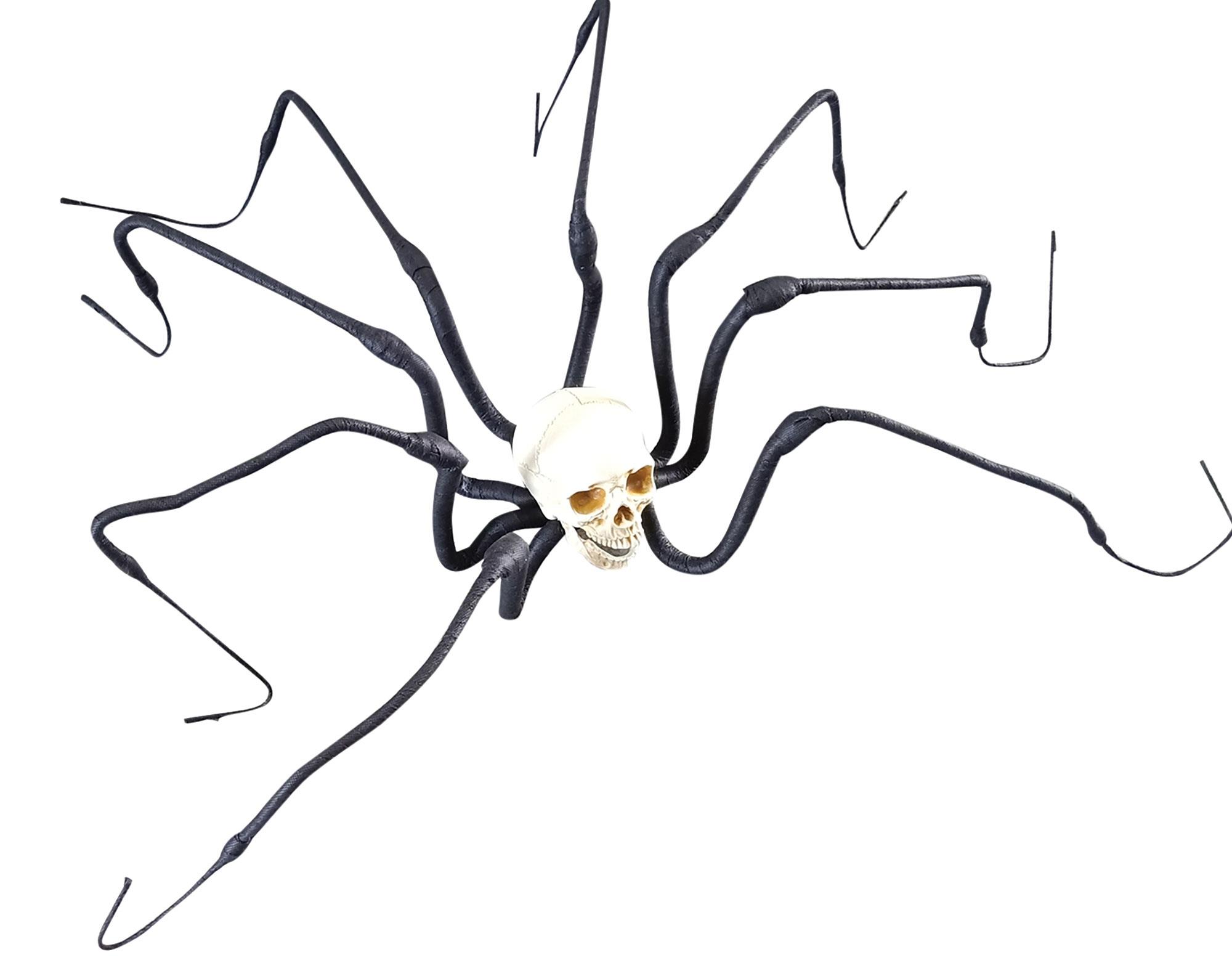 Large Skull Spider Halloween Prop