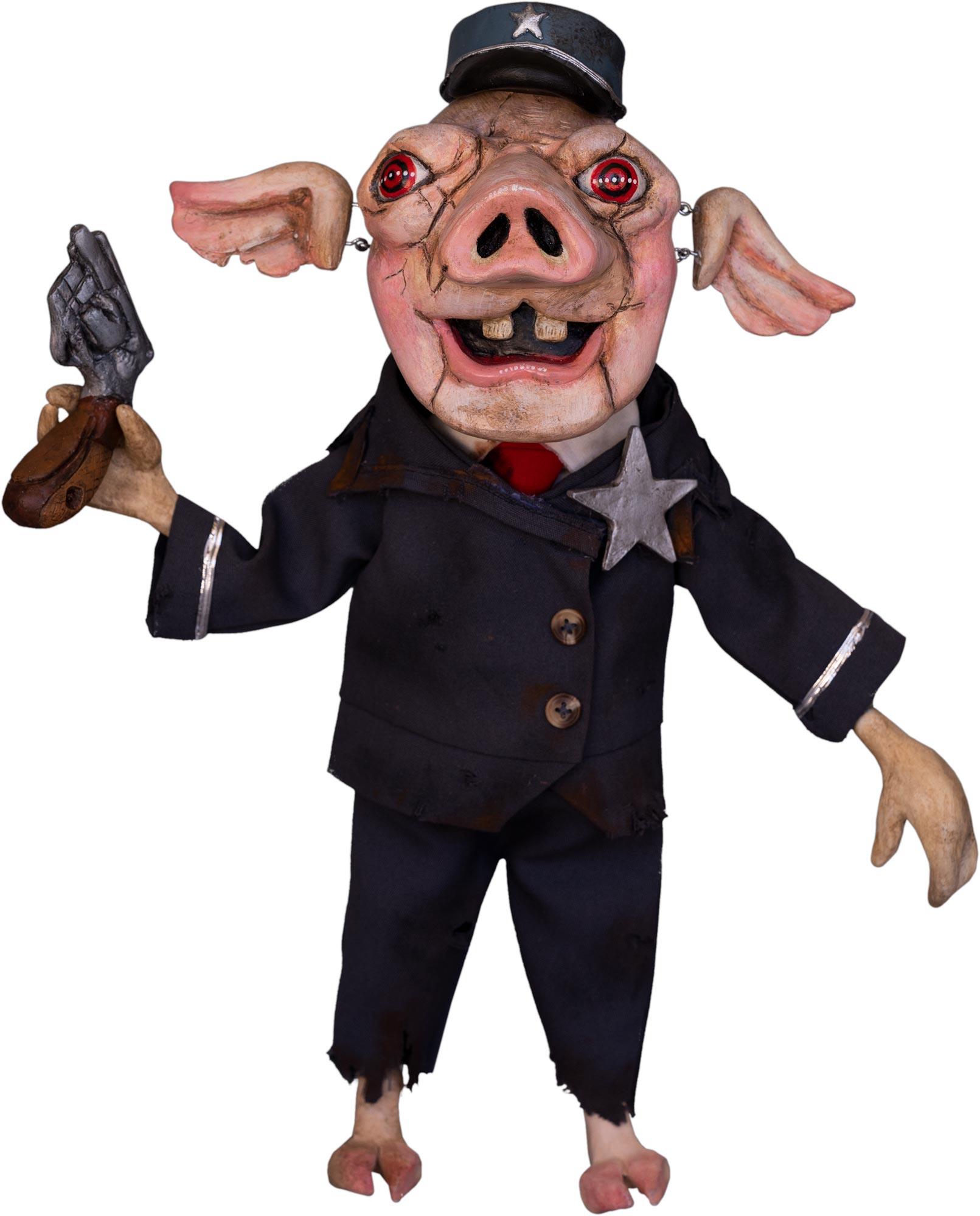 Spiral From the Book of Saw Mr. Snuggles Puppet Halloween Prop
