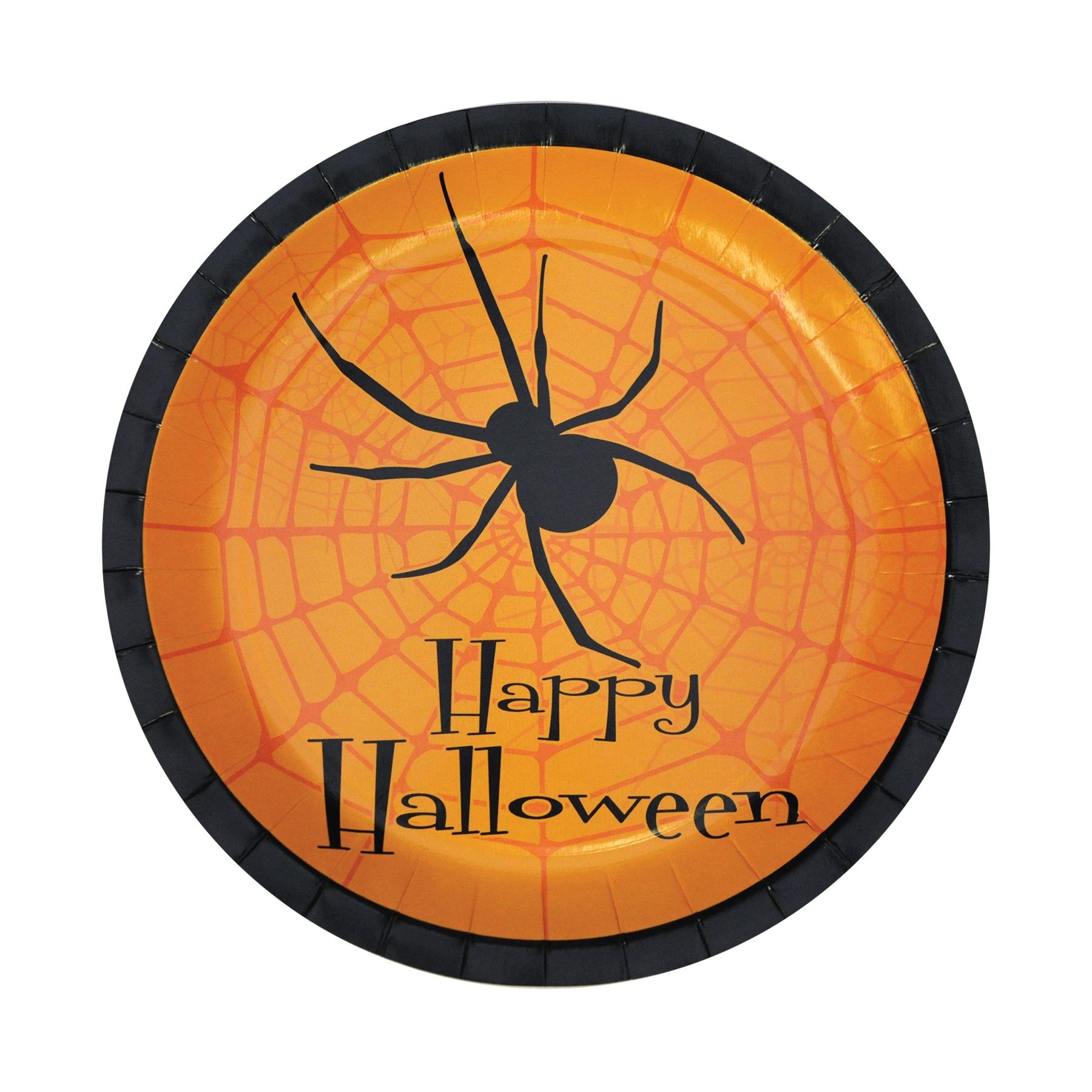 Halloween Plates 7in Pack of 8