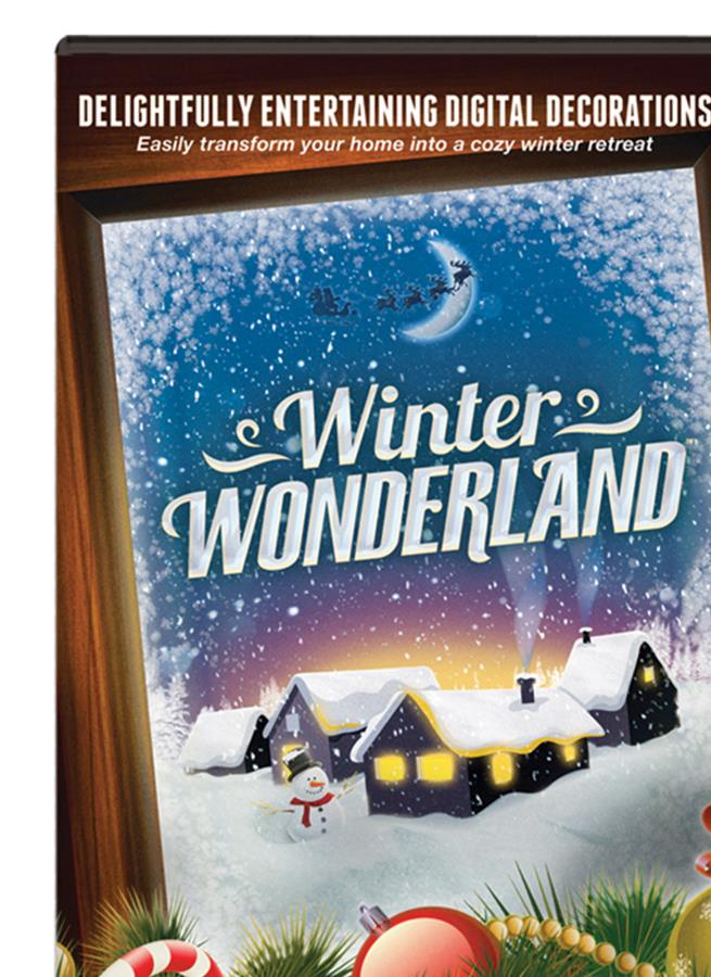 Winter Wonderland AtmoscheerFX DVD Digital Christmas Decor