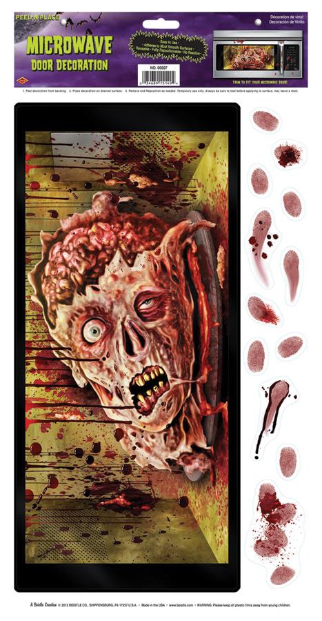 Halloween Microwave Door Halloween Decoration