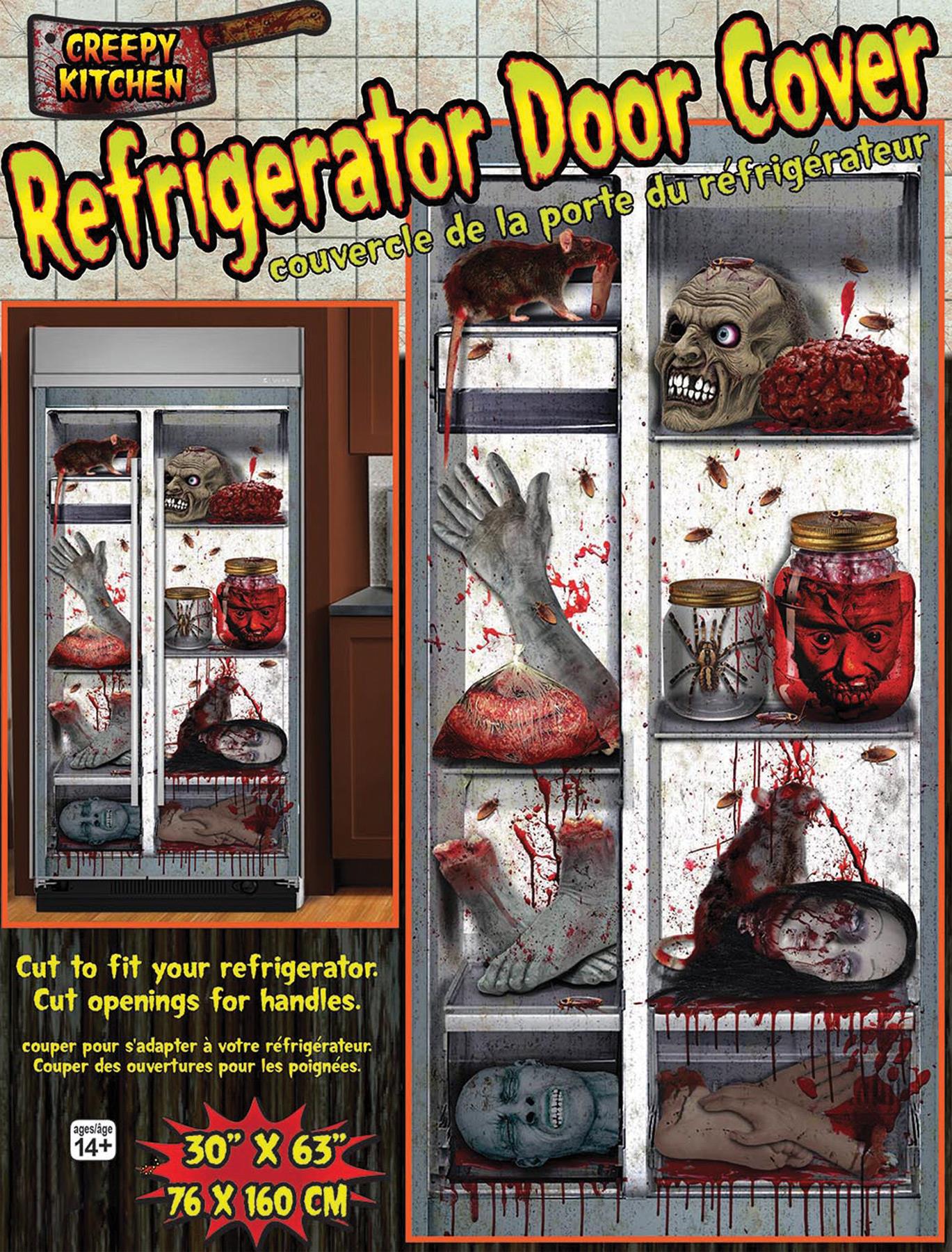 Spooky Refrigerator Halloween Decoration