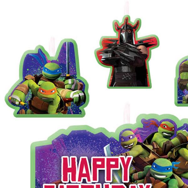 Teenage Mutant Ninja Turtles Mini Moulded Candles Pack of 4