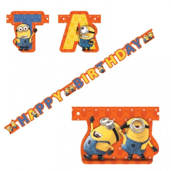 Despicable Me Minions Party Jointed Banner