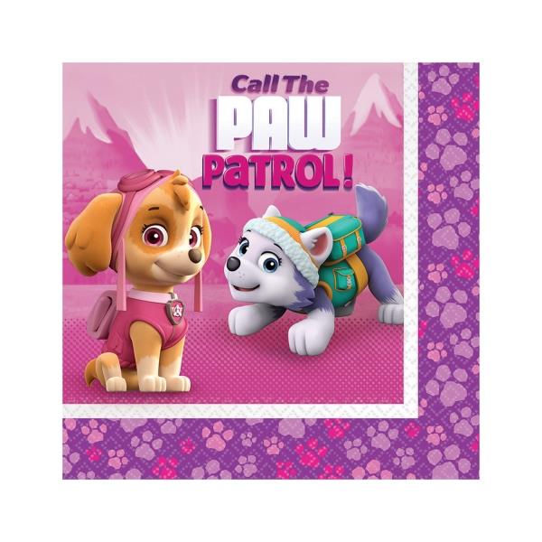 Paw Patrol Girls Luncheon Napkins