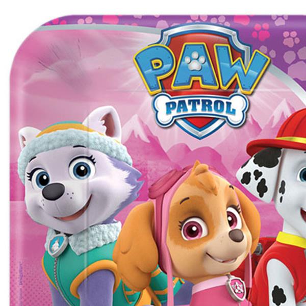 Paw Patrol Girls Luncheon Plates Square