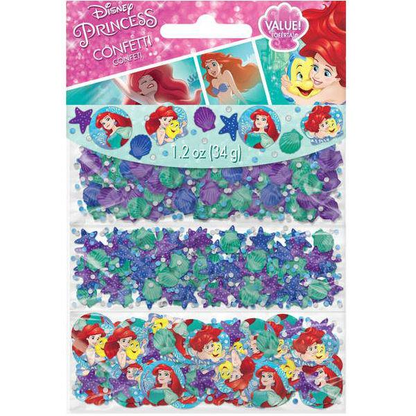 The Little Mermaid Ariel Confetti Value Pack 34g