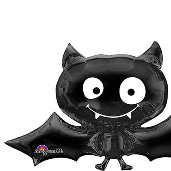 Shape Black Bat 60cm x 104cm Foil Balloon