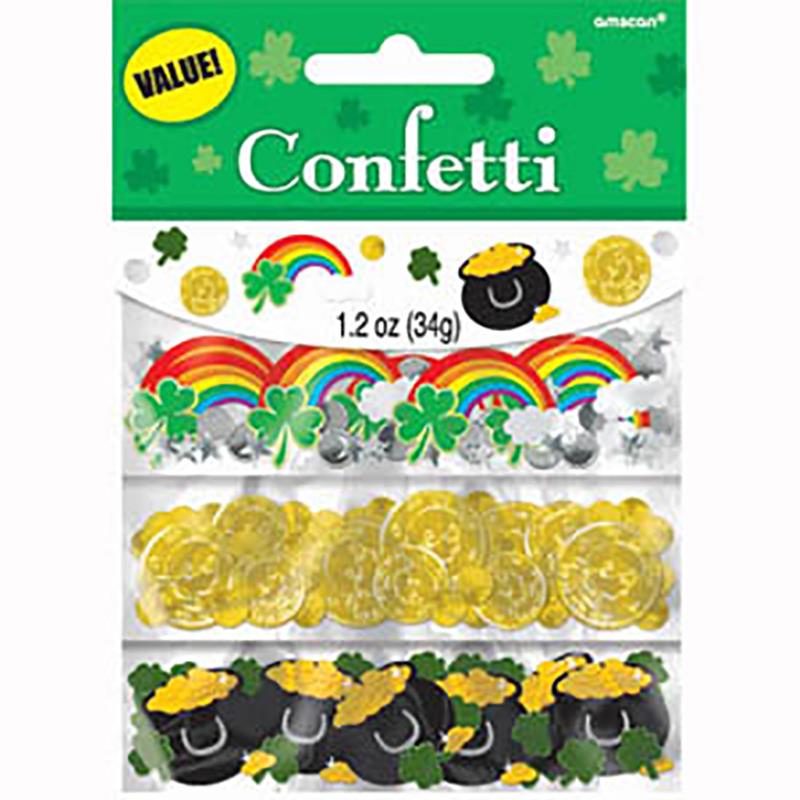 St. Patrick's Day Confetti Triple Pack 34g