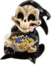Grim Reaper Lolly Candy Bowl Halloween Prop