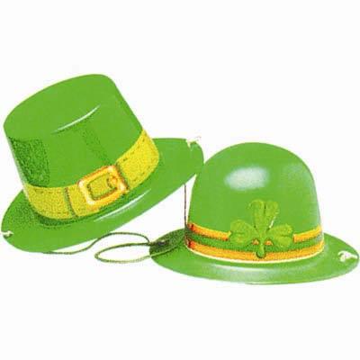 St. Patrick's Day 5cm Mini Plastic Adult Hat
