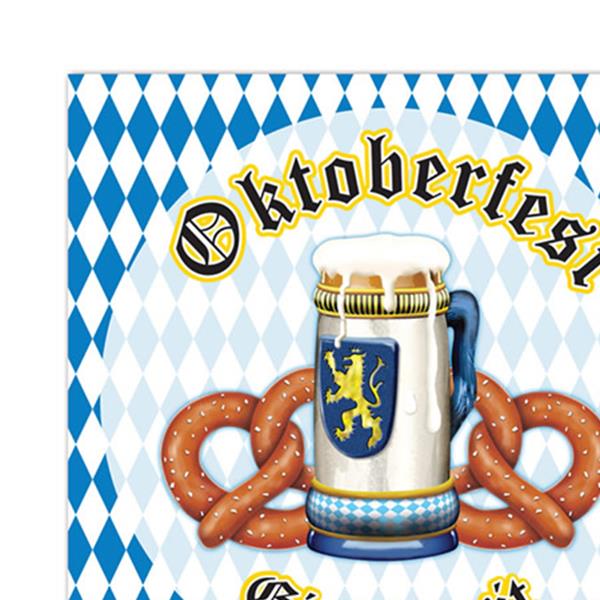 Oktoberfest 2 Ply Beverage Napkins Pack of 16