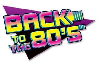 Back to the 80's Cardboard Sign Cutout