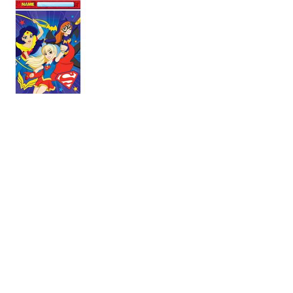 DC Superhero Girls Plastic Loot Bags Pack of 8