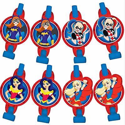 DC Superhero Girls Cardboard Blowouts Pack of 8