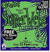 Green Spider Webbing Halloween Decoration