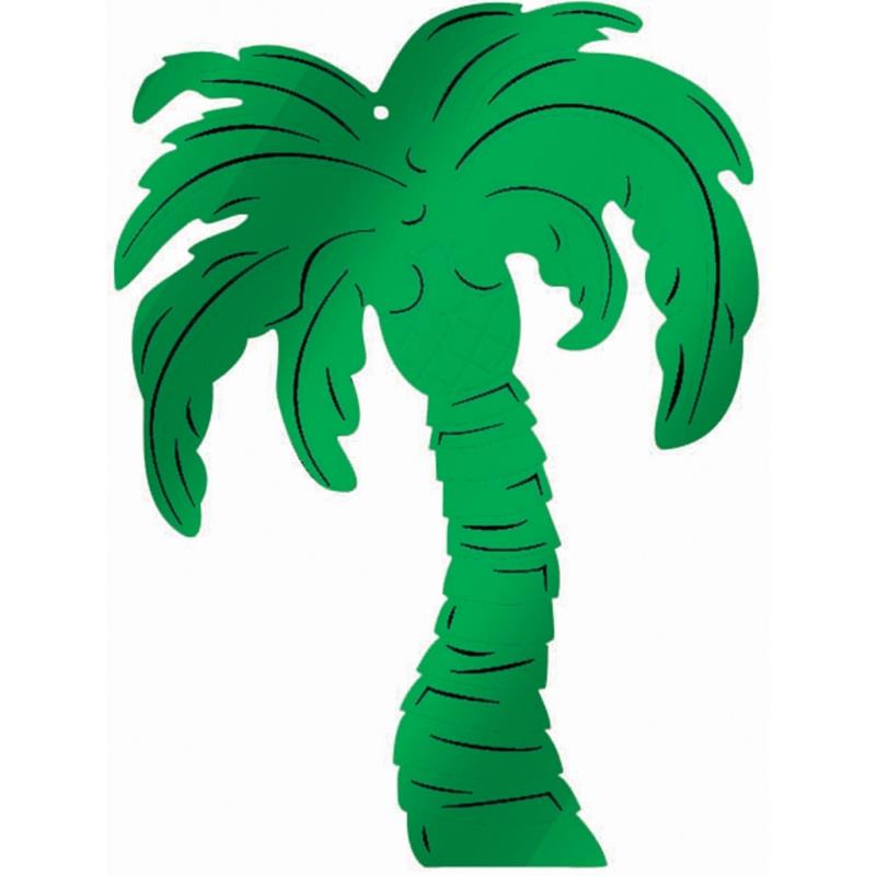 Green Palm Tree Embossed Foil Cutout 38cm