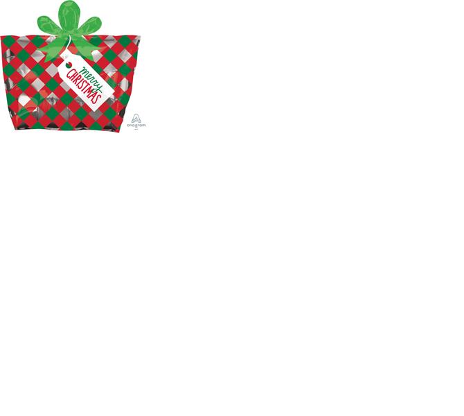 Shape Junior Christmas Present Foil Balloon