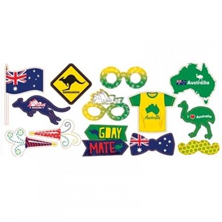 Australian Cardboard Photo Props Pack of 13