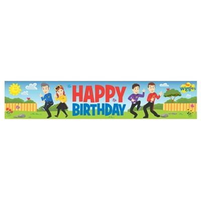 The Wiggles Happy Birthday Banner