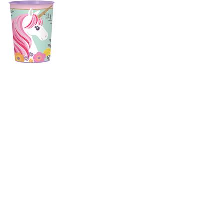 Magical Unicorn Plastic Keepsake Souvenir Cup
