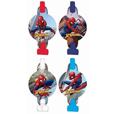 Spider-Man Webbed Blowouts With Medallions Pack of 8