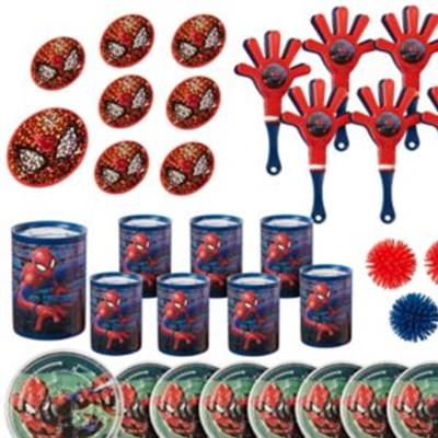 Spider-Man Webbed Favours Mix Value Pack of 48