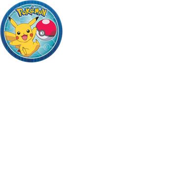 Pokemon Core Round Paper Luncheon Plates Pack of 8