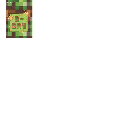 TNT Party Plastic Loot Bags Pack of 8