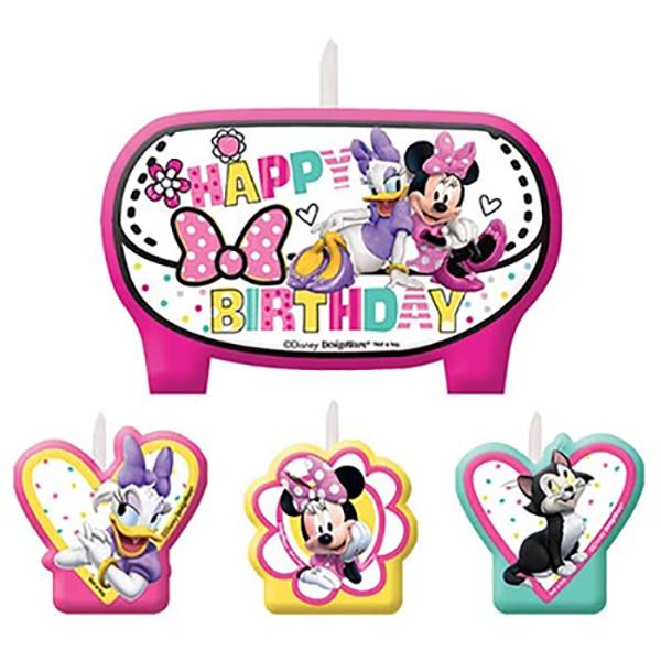 Minnie Mouse Happy Helpers Candle Set of 4