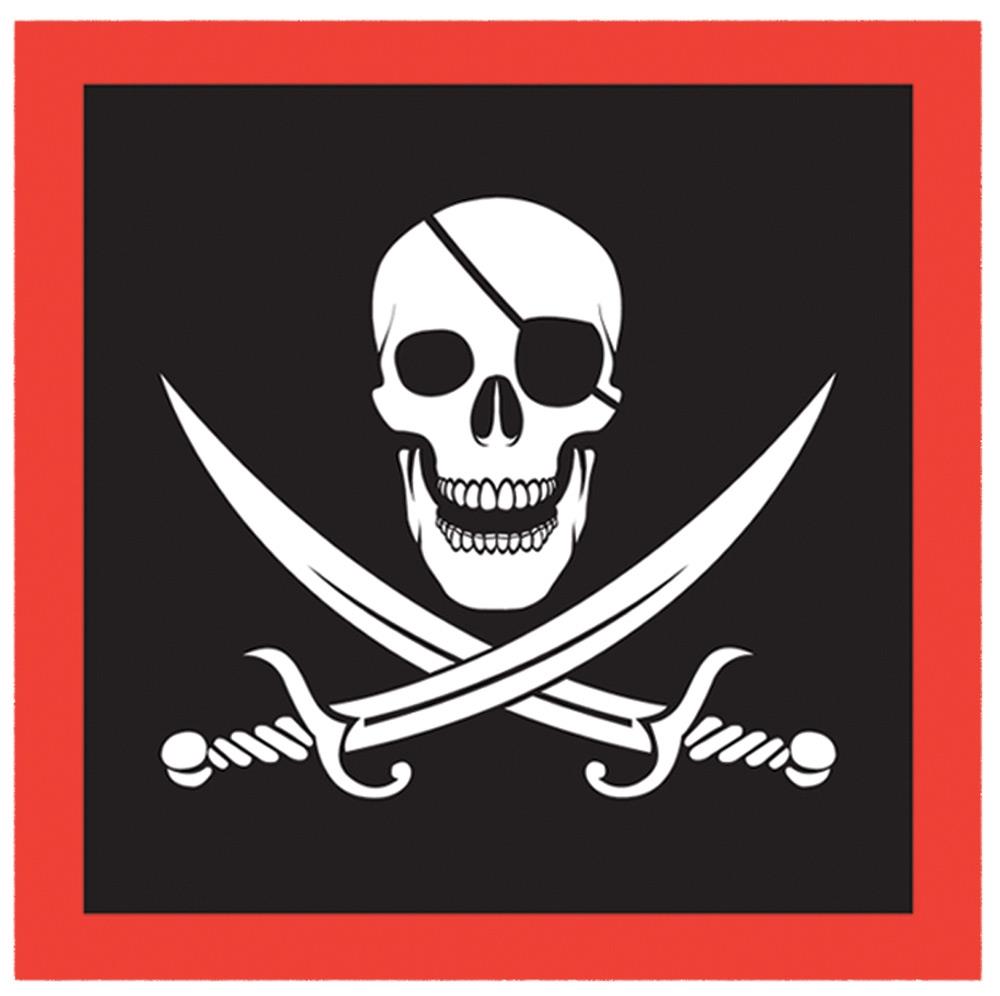 Pirate Napkins Pack of 16