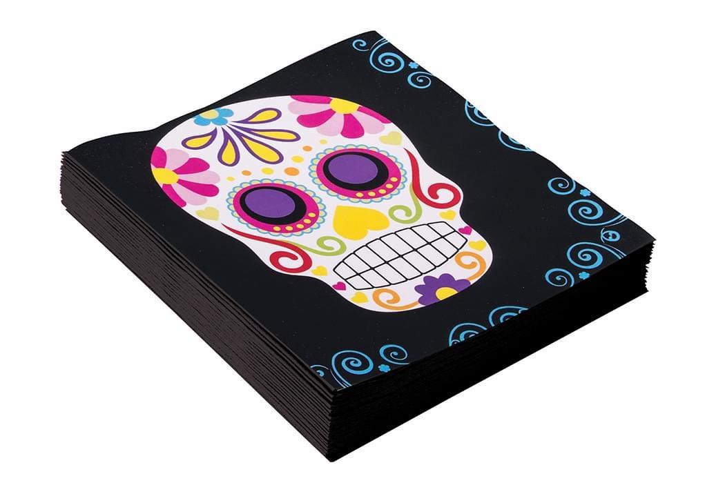 Day of the Dead 13x13in Napkins Pack of 16