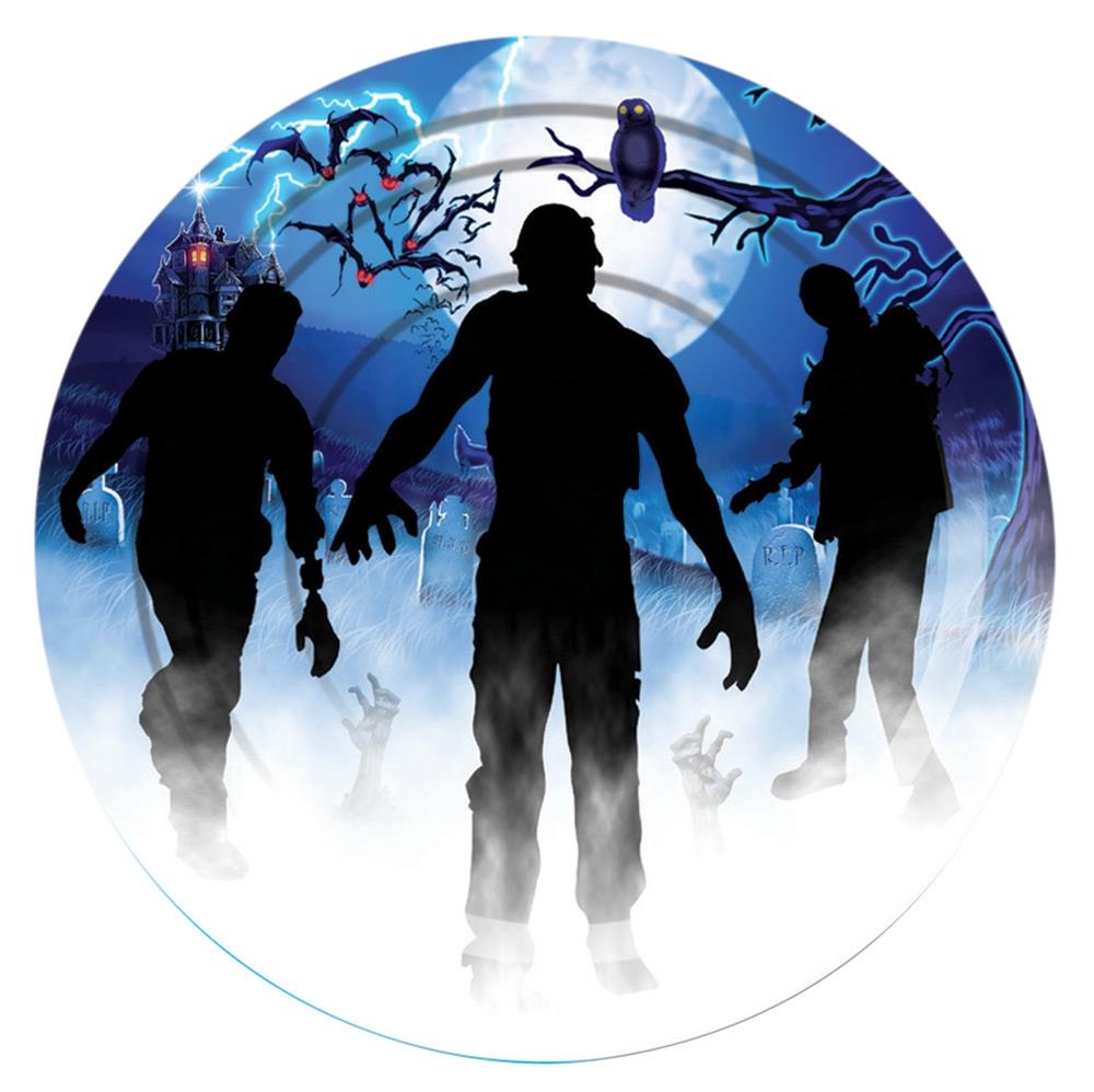 Zombie Party 9in Plates Pack of 8