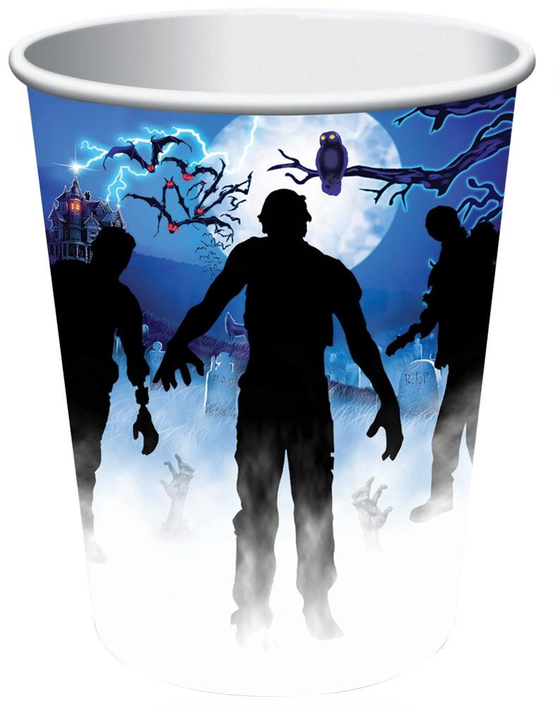 Zombie Party 9oz Cups Pack of 8