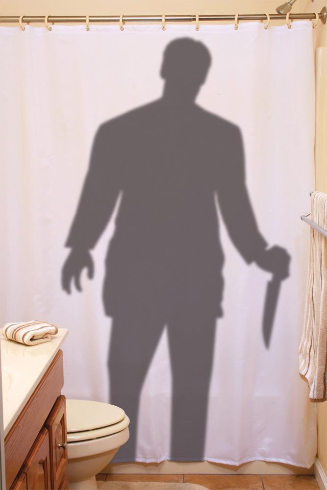 Stalker Shower Curtain Halloween Decoration